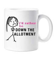 Allotment Mug I'd Rather Be Down The Allotment Cup Friend Gift Present Secret Santa