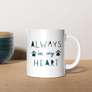 Always In My Heart with star font Mugs