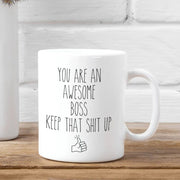Awesome Boss Mug Gift For Boss Boss Mug Gift For Boss Funny Boss Gifts Best Boss Boss Gag Gifts Office Party Gift Idea For Boss