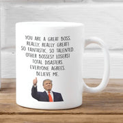 Boss Mug Gift Trump Boss Mug Best Boss Ever Gifts Funny Coffee Mug You Are a Great Boss
