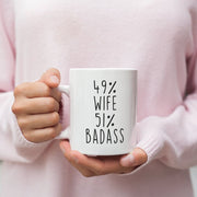 Wife Gift Christmas Gift for Wife Wife Gift Idea Wife Coffee Mug Funny Gift Mug Wife Mug Wife Birthday Gift Wife Present Badass Wife