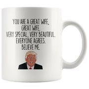 Wife Gift Gift for Wife Wife Gift Idea Trump Wife Gift Wife Coffee Mug Wife Mug Funny Gag Gift Wife Christmas Gift Wife Birthday Gift