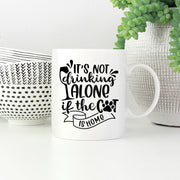 alone if the cat Coffee Mug