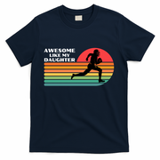 Awesome Like My Daughter Vintage Football T-Shirt