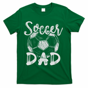 Soccer Dad For Family Matching Team Player Soccer Ball T-Shirt