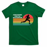 Awesome Like My Daughter Vintage Football T-Shirt