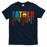 Funny Dad Definition Fathers Day Mustache T-Shirt