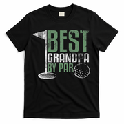 Best Grandpa By Par Father's Day Golf Grandad Golfing Gift T-Shirt