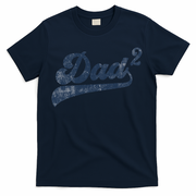 Dad2 Dad Squared Gifts Father Of Two Daddy 2 Second Time Dad T-Shirt