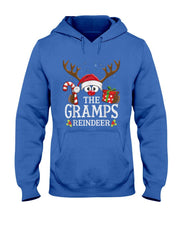 99 Gifts Matching Christmas Reindeer Squad Unisex-Youth Christmas Themed T-Shirt - Black Small