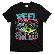 Reel Cool Dad Fishing Fisher Funny Fisherman Fathers Day T-Shirt
