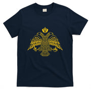 Double Headed Eagle Byzantine Christian Orthodox Emblem T-Shirt