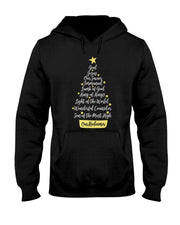 Names Of Jesus Christian Faith Christmas Tree T-Shirt