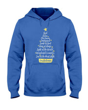 Names Of Jesus Christian Faith Christmas Tree T-Shirt