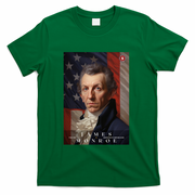 James Monroe 5th President Of The United States Portrait T-Shirt