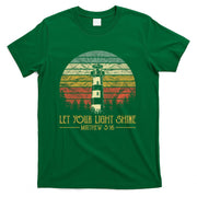 Let Your Light Shine Lighthouse Christian  T-Shirt