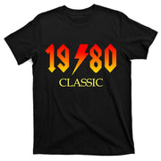1980 Classic Rock 40th Birthday T-Shirt