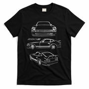 1978 Datsun 280z Vintage Jdm Tuner Collector Car T-Shirt - Black