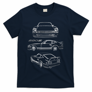 1978 Datsun 280z Vintage Jdm Tuner Collector Car T-Shirt - Navy