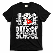 101 Days Of School 100th Day Dog T-Shirt - Black
