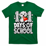 101 Days Of School 100th Day Dog T-Shirt - Irish Green