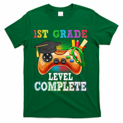 1St Grade Level Complete Last Day Of School Graduation T-Shirt - Green