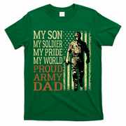 My Son Is A Soldier Hero Proud Army Dad Us Military Father Funny Gift T-Shirt