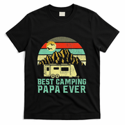 Best Camping Papa Ever Vintage Camper T-Shirt