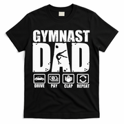 Gymnast Dad Proud Gymnastics Father Humor T-Shirt