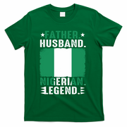 Father Husband Nigeria Father's Day Proud Dad Family Lover  T-Shirt