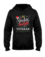 Funny Santas Favorite Veteran Christmas Gift Xmas Hat T-Shirt