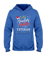 Funny Santas Favorite Veteran Christmas Gift Xmas Hat T-Shirt