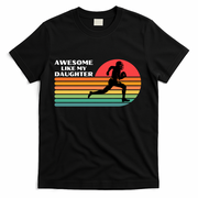 Awesome Like My Daughter Vintage Football T-Shirt