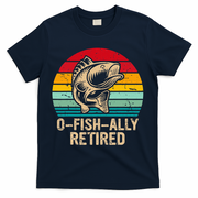 Ofishally Retired Retirement Fishing T-Shirt