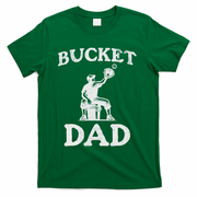 Bucket Dad Softball Dad Baseball Funny Father's Coach T-Shirt