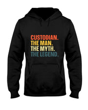 Custodian Art For Men Janitor School Custodian Appreciation T-Shirt