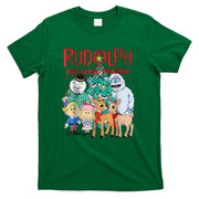 Funny Cute Rudolph The Red Nosed Reindeer Christmas Tree T-Shirt