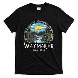Waymaker Promise Keeper Miracle Worker Christian Bible Verse T-Shirt