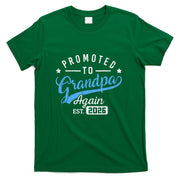 Promoted To Grandpa Again Est 2026 Baby Announcement Grandpa T-Shirt