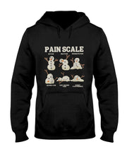 Pain Scale Snowman Funny Nurse Christmas ICU Nurse T-Shirt
