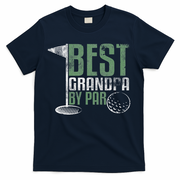 Best Grandpa By Par Father's Day Golf Grandad Golfing Gift T-Shirt