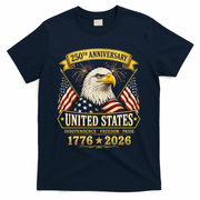 250th Anniversary USA 250 Years Independence Freedom Pride T-Shirt - Navy