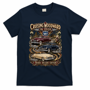 2026 Cruising Woodward M1-1940s Decade Edition T-Shirt - Navy Blue