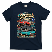 2026 Cruisin’ Woodward M1 - 1950s Decade Edition T-Shirt - Navy Blue