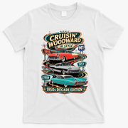 2026 Cruisin’ Woodward M1 - 1950s Decade Edition T-Shirt - White