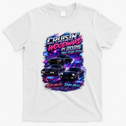 2026 Cruisin’ Woodward - 1980s Neon Nights Decade Edition T-Shirt - White