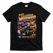 2026 Cruising Woodward M1 - 1970s Horsepower Decade Edition T-Shirt - Black