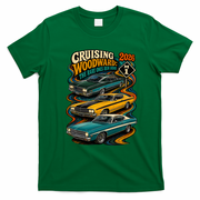 2026 Cruising Woodward: The Rare Ones Run Here T-Shirt - Irish Green