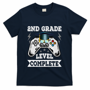 2nd Grade Level Complete Last Day Of School Graduation T-Shirt - Navy
