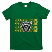 2nd Second Grade Raccoon Back To School T-Shirt - Irish Green